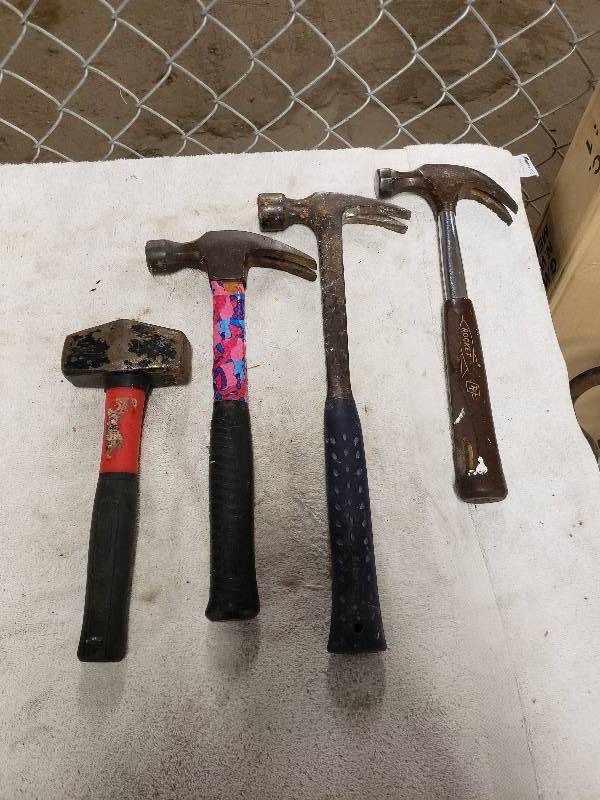 lot 10825 image: Estwing Hammer, Rocket Hammer, And More