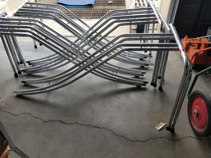 lot 3045 image: Set of 2 Kids Bowling Ball Ramps