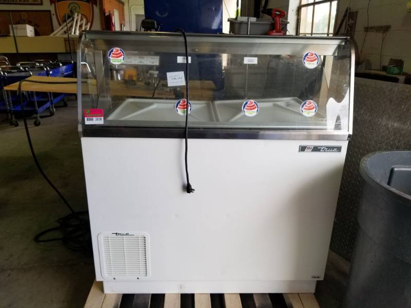 lot 3058 image: True Ice Cream Cooler TDC- 47CG