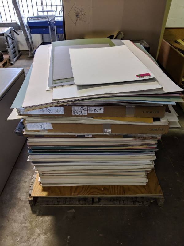 lot 3104 image: 1 Cubic Yard Of Picture Backing Material