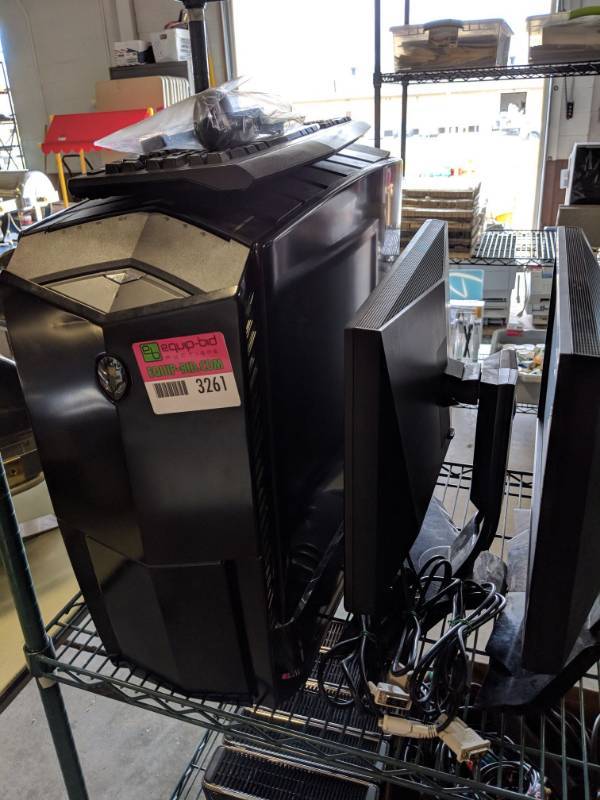 lot 3261 image: Alien Ware Computer System