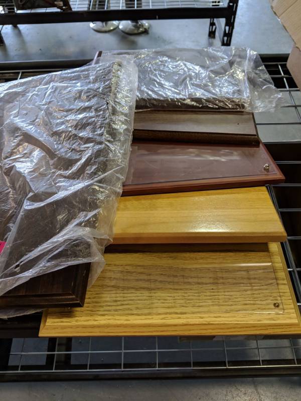 lot 3266 image: (6) Blank Plaque Boards