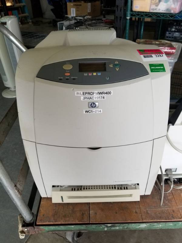lot 3287 image: HP Color LaserJet 4650dn
