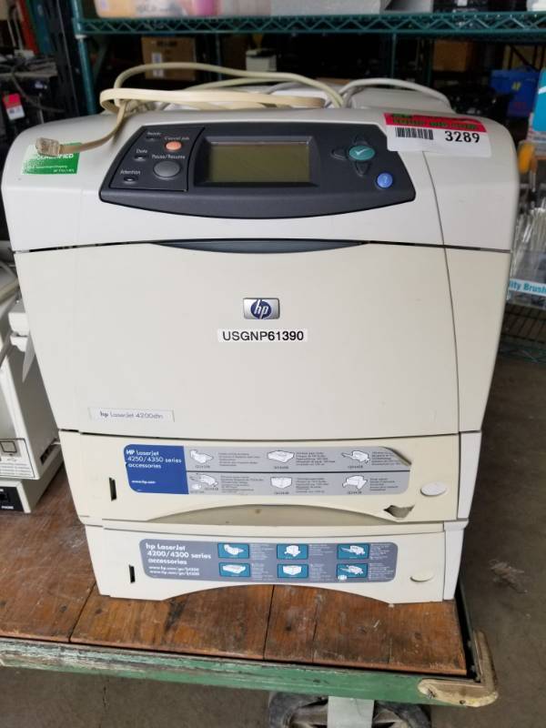 lot 3289 image: HP LaserJet 4200dtn Copier