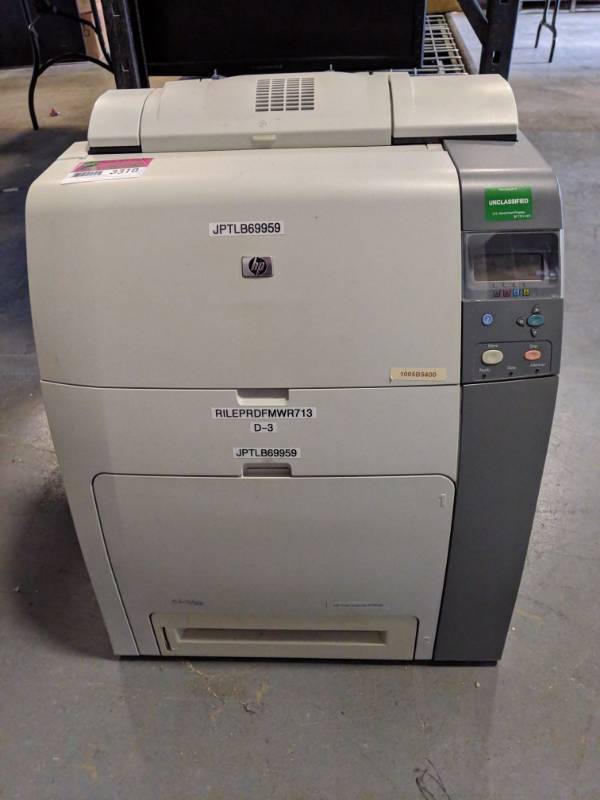 lot 3310 image: HP Color LaserJet 4700dn