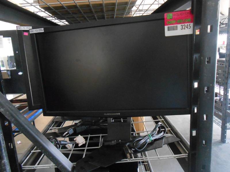 lot 3251 image: (2) Alienware 22 Inch Computer Monitors