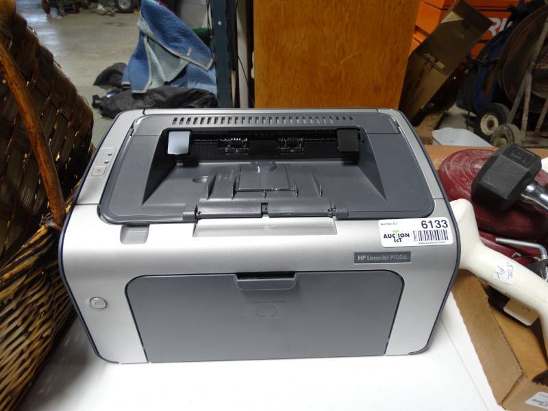 lot 6133 image: HP LaserJet P1006 printer.