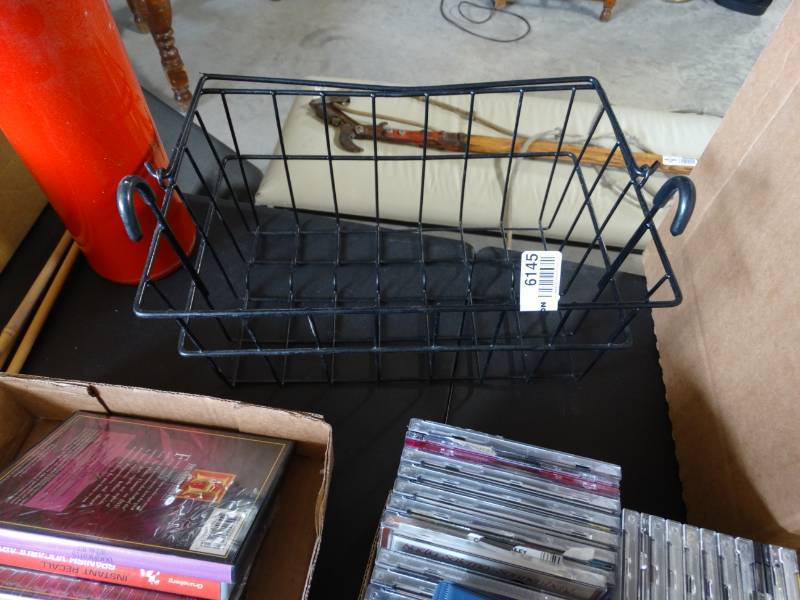 lot 6145 image: Metal basket.