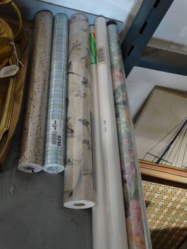 lot 6240 image: Lot of various wall paper.