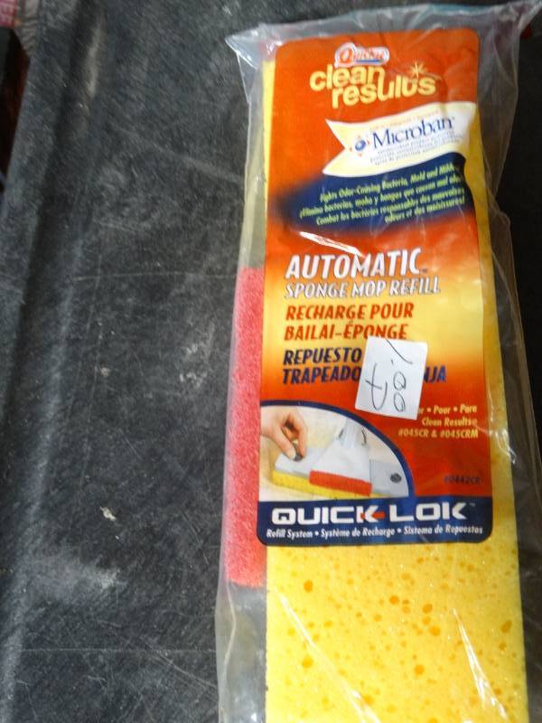 lot 6253 image: Lot with presto salad shooter, sponges, vacuum bags and more.