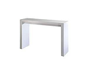 lot 5449 image: Neos Modern Furniture BT1200WH Modern Contemporary Wooden Bar Table