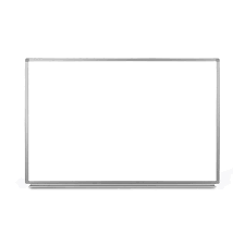lot 5477 image: Luxor Magnetic Wall-Mounted Whiteboard (48 X 36)