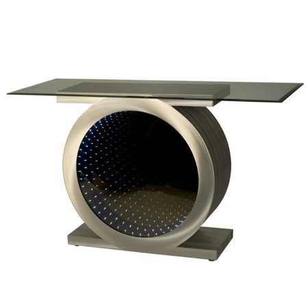 lot 5463 image: Nova Lighting 5210055B Vortex Infinity Console Table