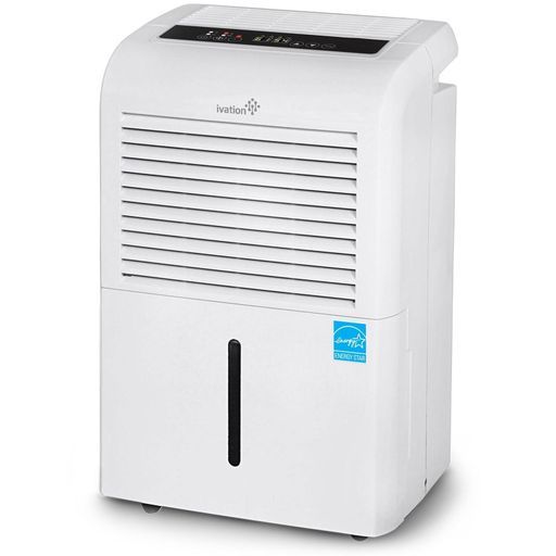 lot 5470 image: Ivation 70 Pint Energy Star Dehumidifier, Large Capacity Compressor Dehumidif.