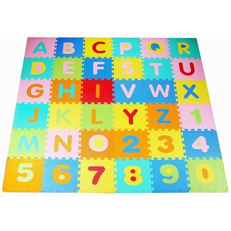 lot 5539 image: BalanceFrom Alphabet Kids Puzzle Exercise Play Mat
