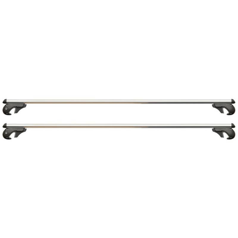 lot 5548 image: CargoLoc 2-Piece 60 in. Roof Top Cross Bars, Silver