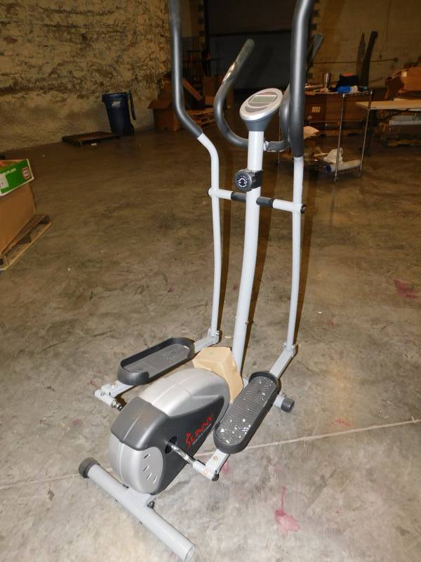 lot 5490 image: Sunny Health And Fitness Eliptical Trainer Inspect