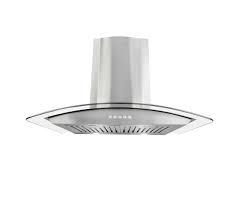 lot 5482 image: 668A750 30  Wall Mount Range Hood with 760 CFM 3 Speed Push Button Control LED Lighting 65 dBA Noise Level and Dishwasher Safe Stainless Steel Baffle