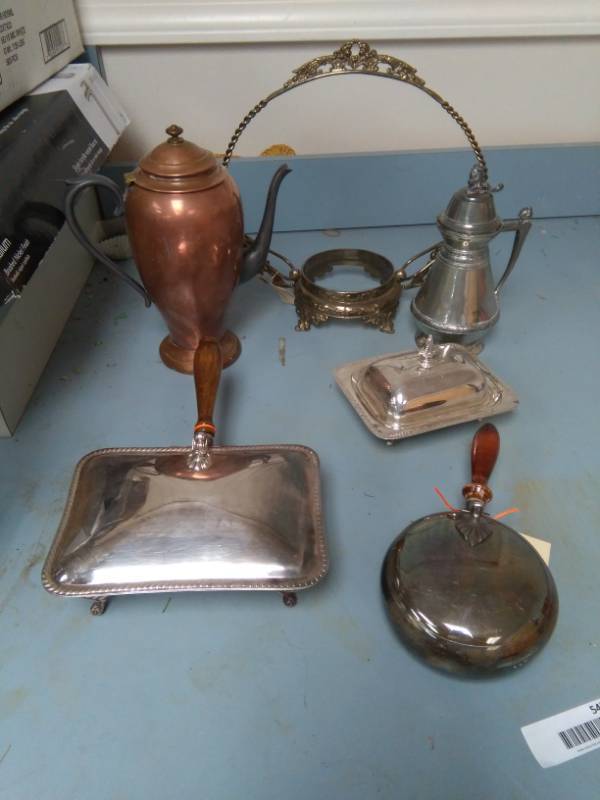 lot 5455 image: Vintage Silver  Copper Lot