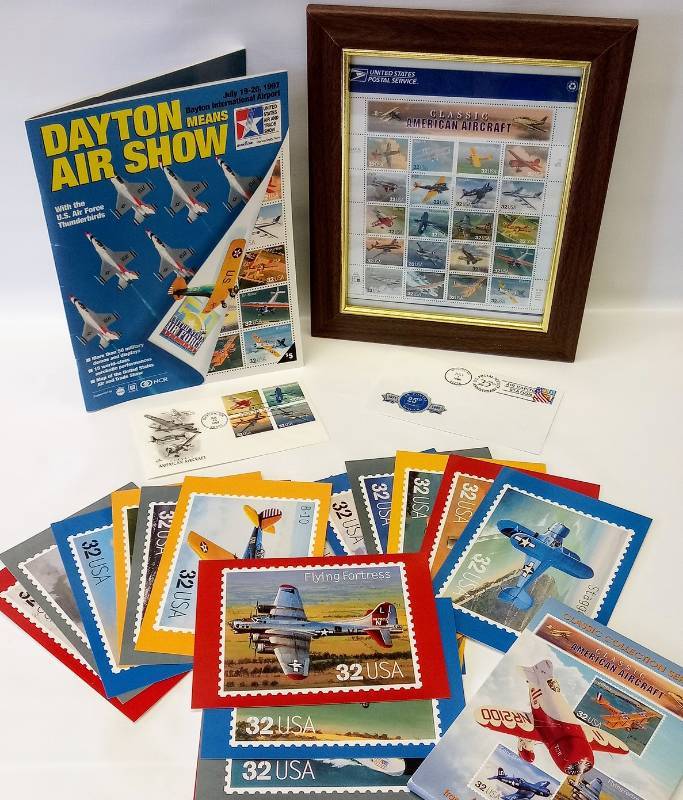 lot 1792 image: WOW Aircraft Stamp Lot