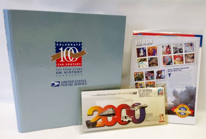 lot 1790 image: Celebrate the Century  1900 - 2000 Collectors Binder  With Several Sheets