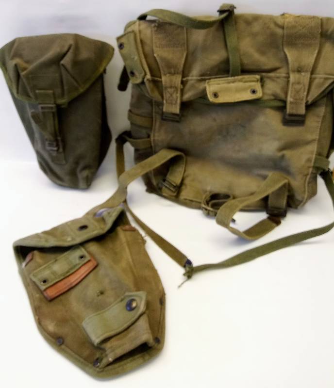lot 2296 image: Army Rucksack and Other