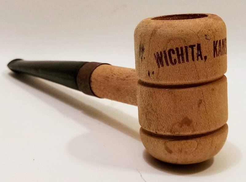 lot 1984 image: Vintage Unused Pipe Marked Wichita, Kansas