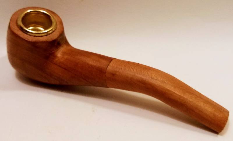 lot 1985 image: NEW Walnut Smoking Pipe