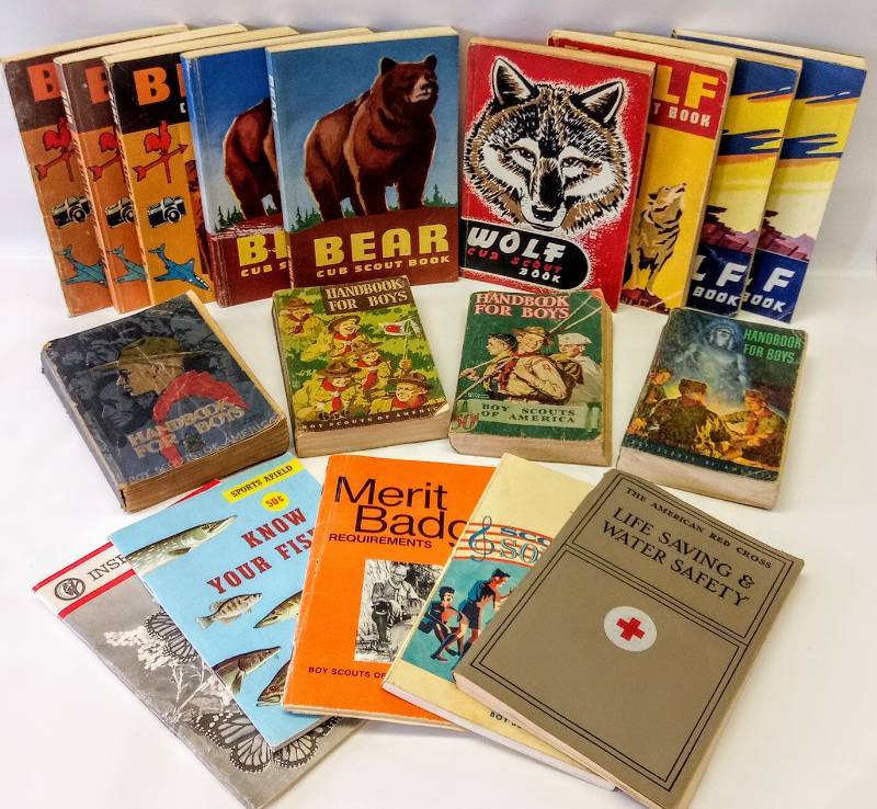 lot 2305 image: Boy Scout Manual Lot- Books