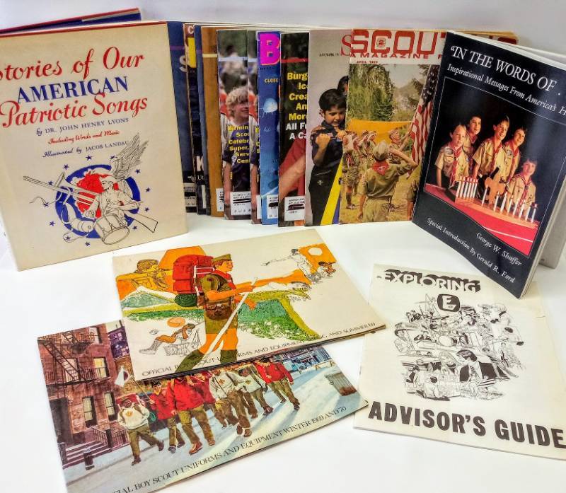 lot 2306 image: Boy Scout Books-Magazines and MORE