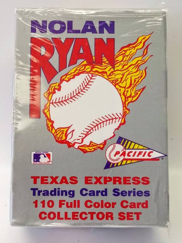 lot 2314 image: 1991 Sealed Nolan Ryan Texas Express Collector Set 110 Cards