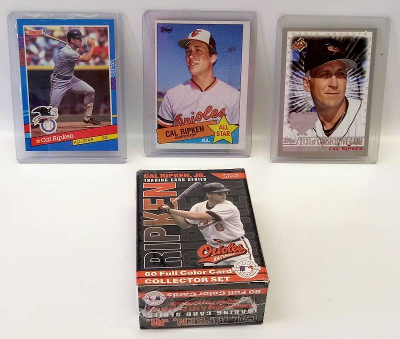 lot 2316 image: Cal Ripken Jr. Baseball Card lot- Includes Sealed Box