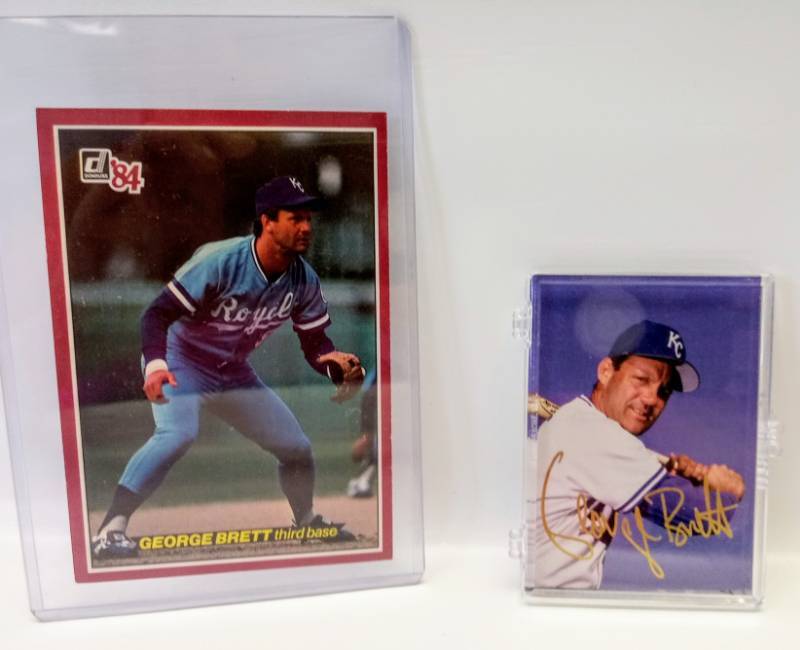 lot 2317 image: George Brett Baseball Card Lot- Kansas City Royals