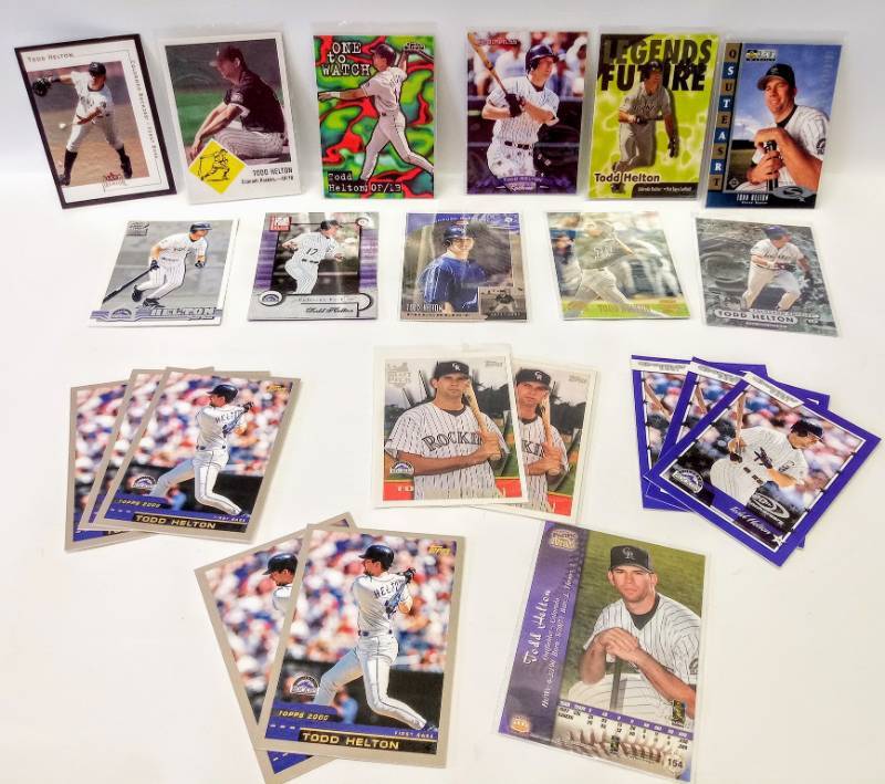 lot 2320 image: Todd Helton Baseball Card Collection- Lot Colorado Rockies