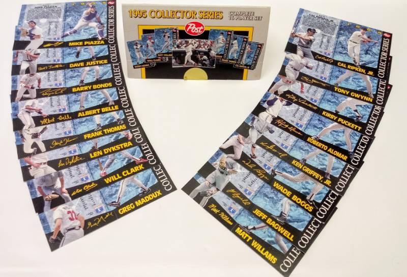 lot 2325 image: 1995 POST Collectors Series Baseball Card Lot