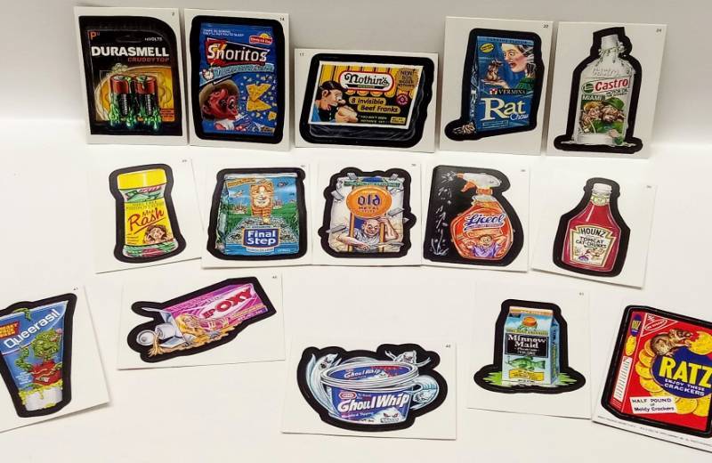 lot 2342 image: Wacky Packages- CardsStickers Lot