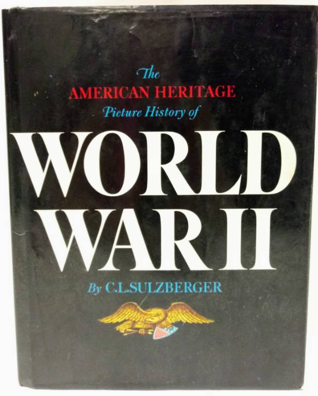 lot 2344 image: Picture History of WW II-  Copyright 1966- Hardcover
