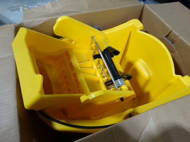 lot 6358 image: Harper mop bucket and wringer.