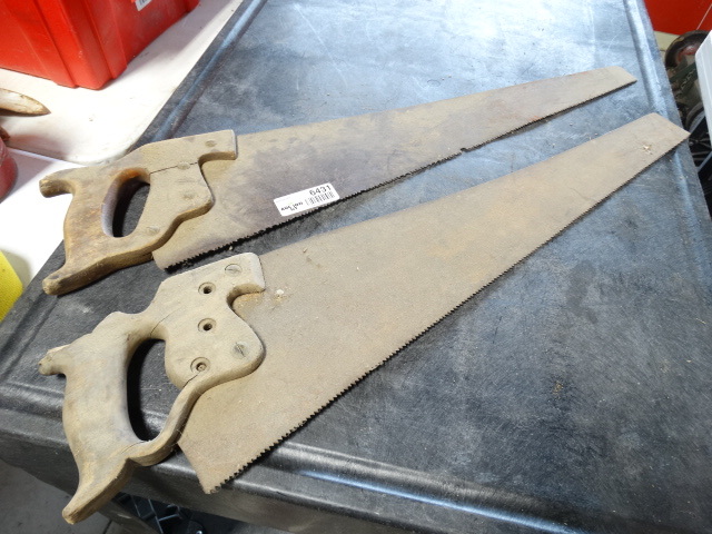 lot 6431 image: 2 Hand saws.