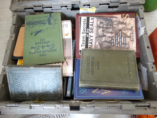 lot 6461 image: Lot of books, totes NOT included.