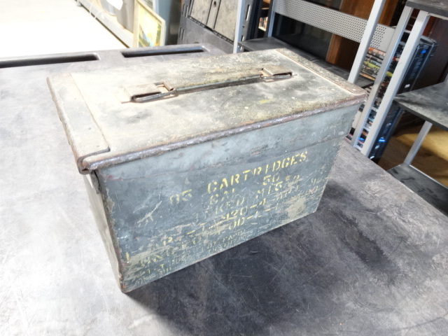 lot 6487 image: Ammo can with contents.