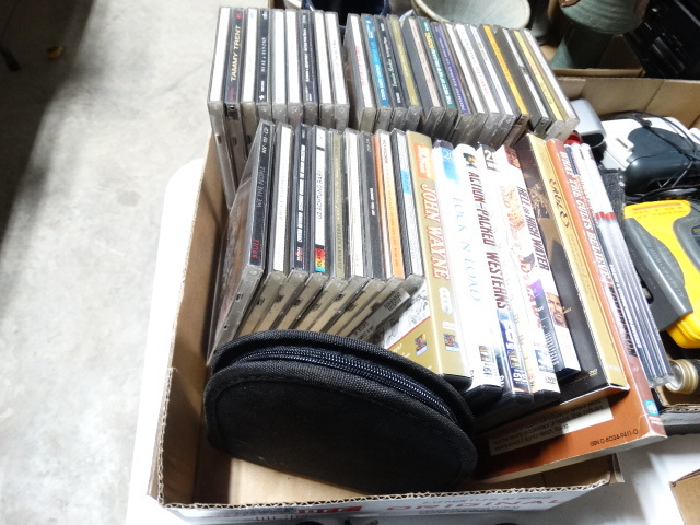 lot 6578 image: Lot of DVDs and CDs.