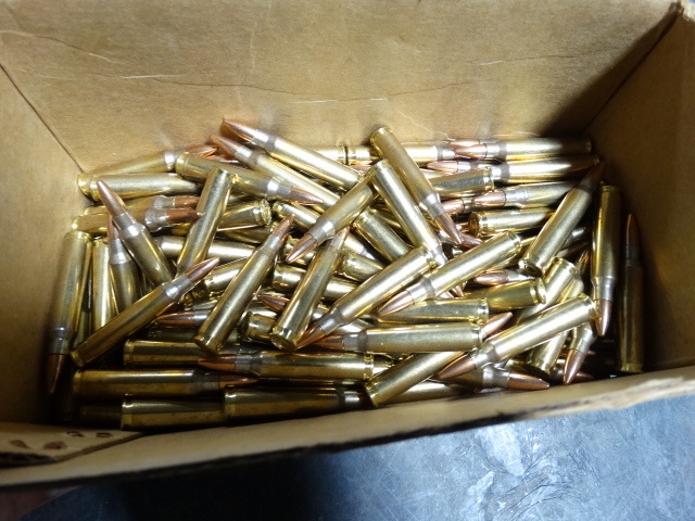 lot 6587 image: Box of .223 ammo.