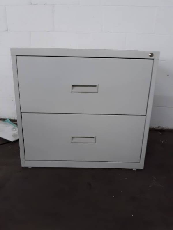 lot 1387 image: 2 Drawer Filing Cabinet