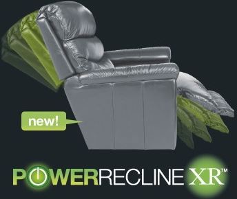 lot 1385 image: La-Z-Boy PowerReclineXR Recliner .MSRP $1478.99
