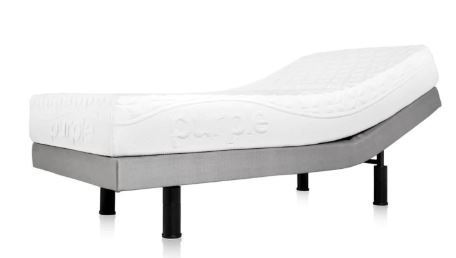lot 1404 image: Purple PowerBase Adjustable Twin XL MSRP $1399.99