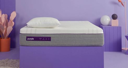 lot 1409 image: Purple 2 King Mattress  Hyper-Elastic Polymer Bed MSRP $1899.99