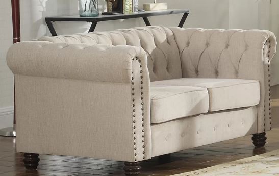 lot 1388 image: Altman Fabric Modern Living Room Loveseat from Alcott Hill Shop MSRP $459.99