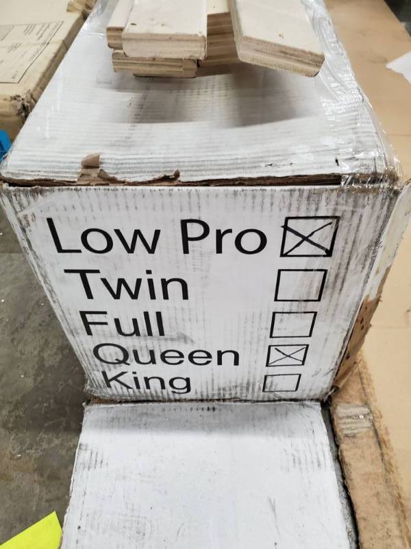 lot 10002 image: Nest Bedding Low Profile Platform Frame Queen Size