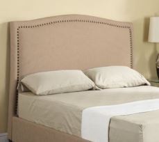 lot 1459 image: Emerald Home Furnishings Abigail King Size Headboard Beige